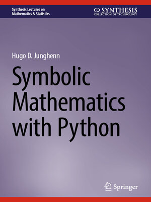 cover image of Symbolic Mathematics with Python